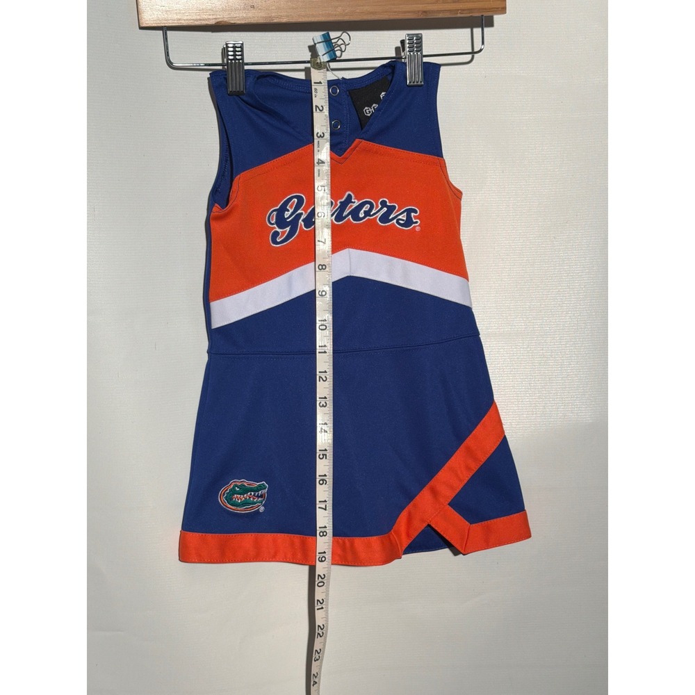 Florida Gators Girls Cheerleader Dress 2T Blue Orange NCAA Future Tailgater - Picture 3 of 5
